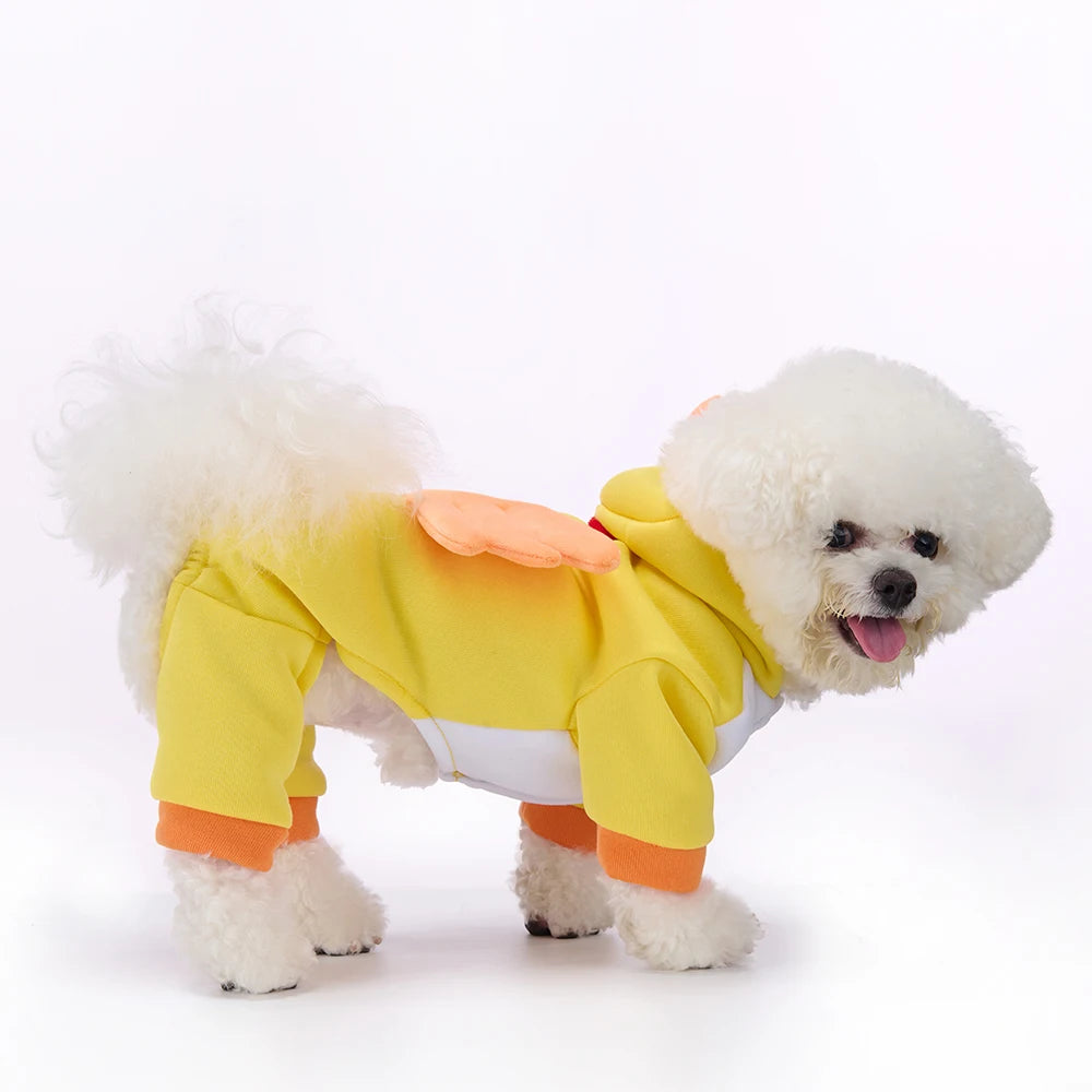 Yellow Chicken Pet Holiday Costume