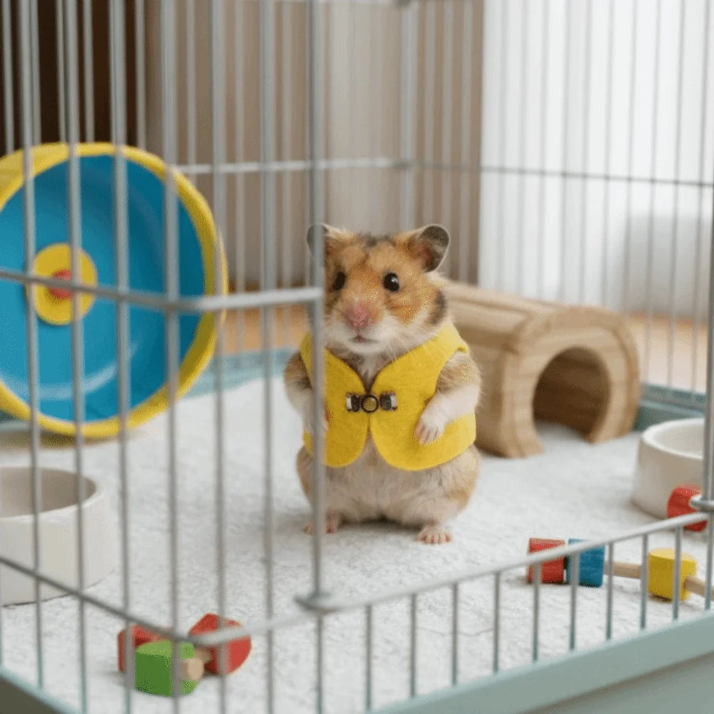Retro Buckle Small Pet Jacket