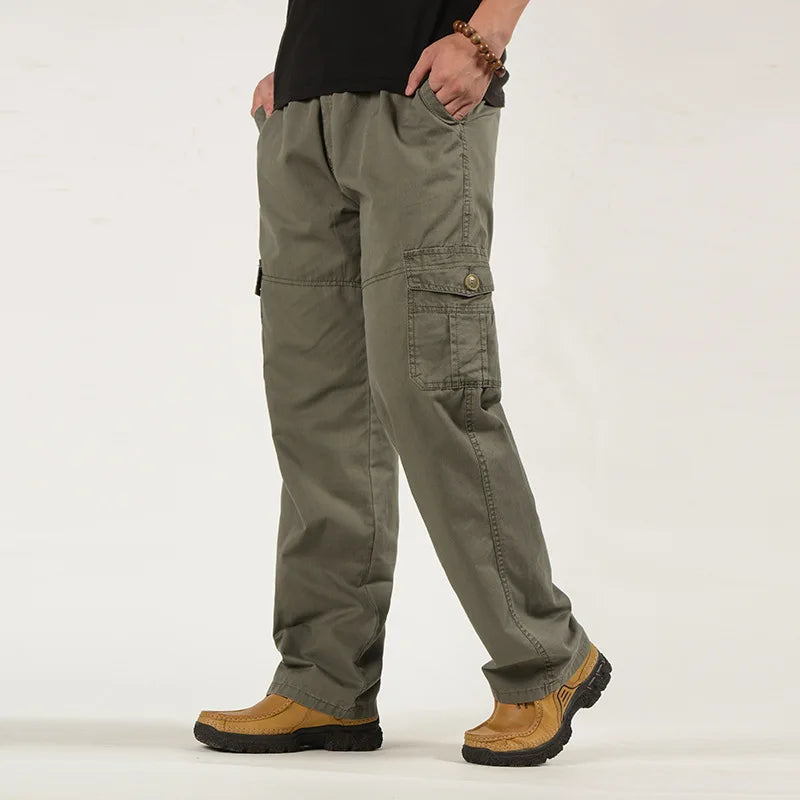 Multi Pocket Casual Cotton Overalls