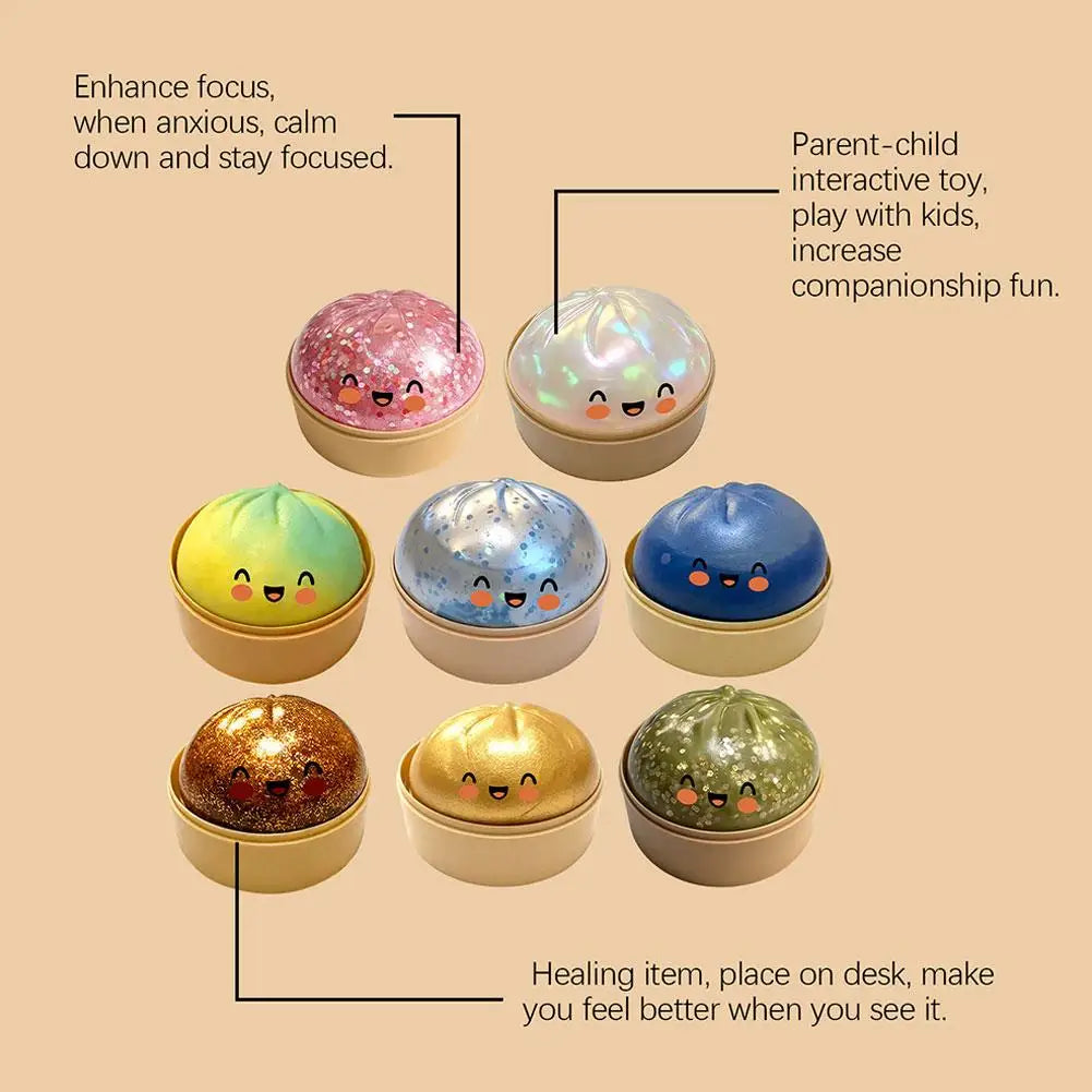 Premium Squishy Dumpling Fidget Toy