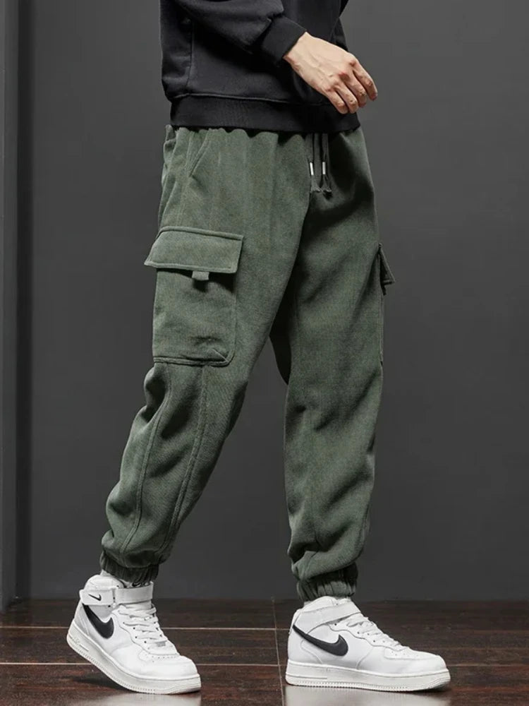 Elastic Waist Casual Jogger Pants