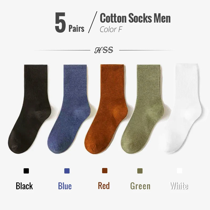 Combed Cotton Business Crew Socks