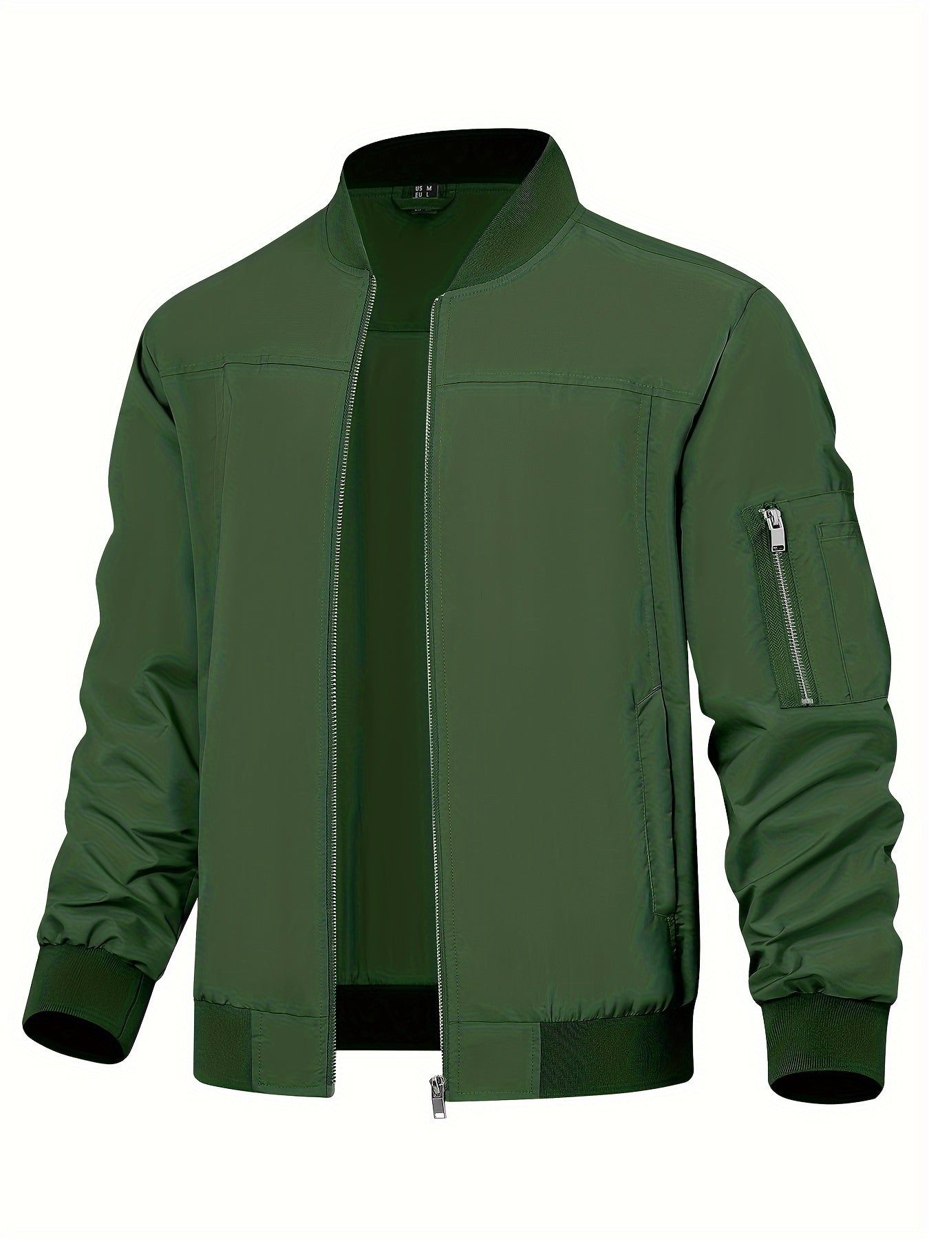 Lightweight Men's Windbreaker Bomber Jacket