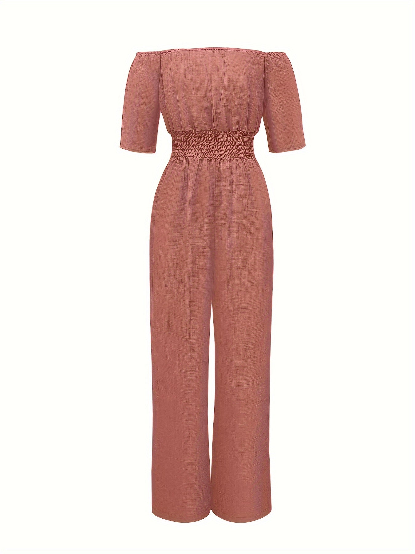 Women Off-Shoulder Wide Leg Jumpsuit