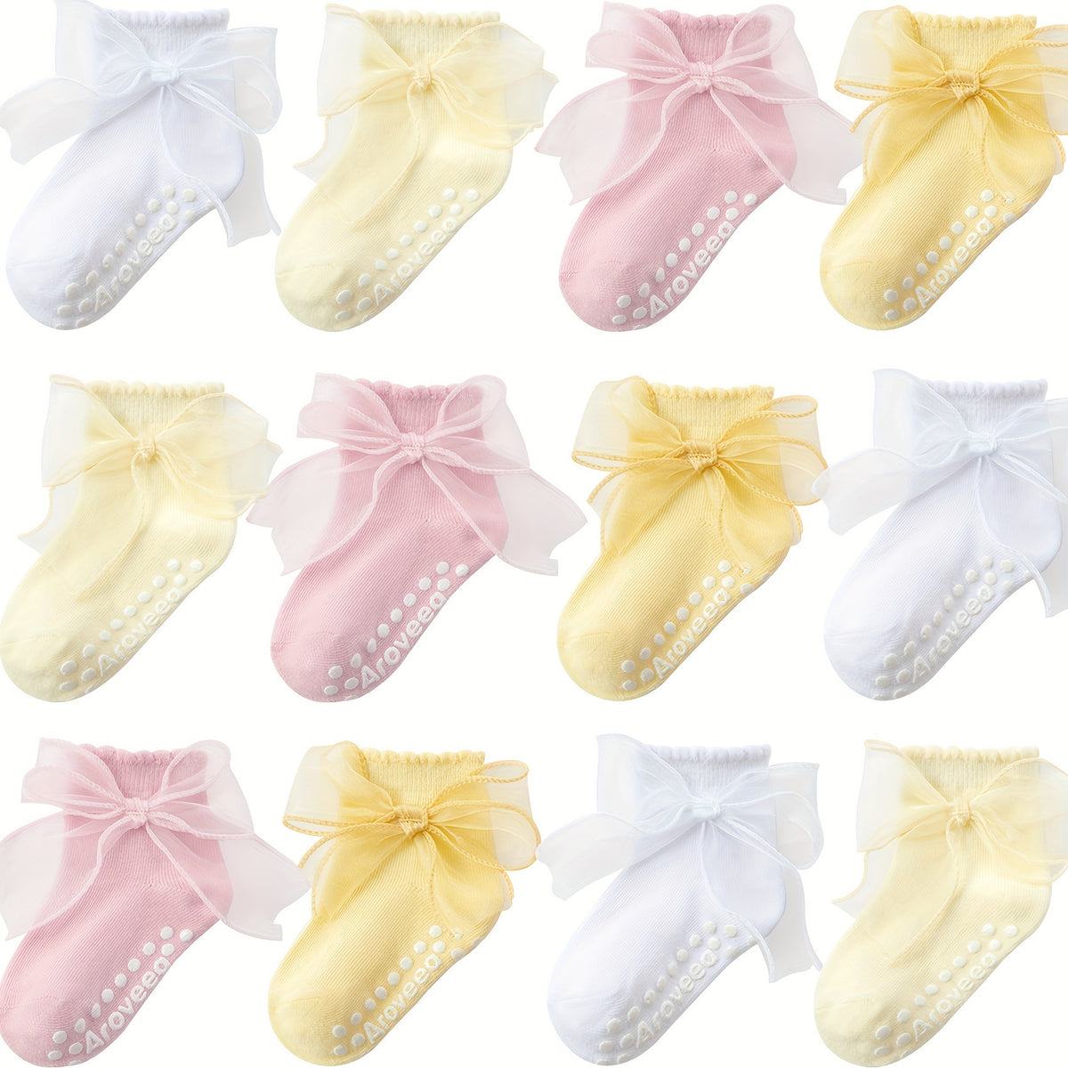 Non Slip Cotton Baby Ankle Socks
