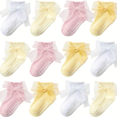 Non Slip Cotton Baby Ankle Socks