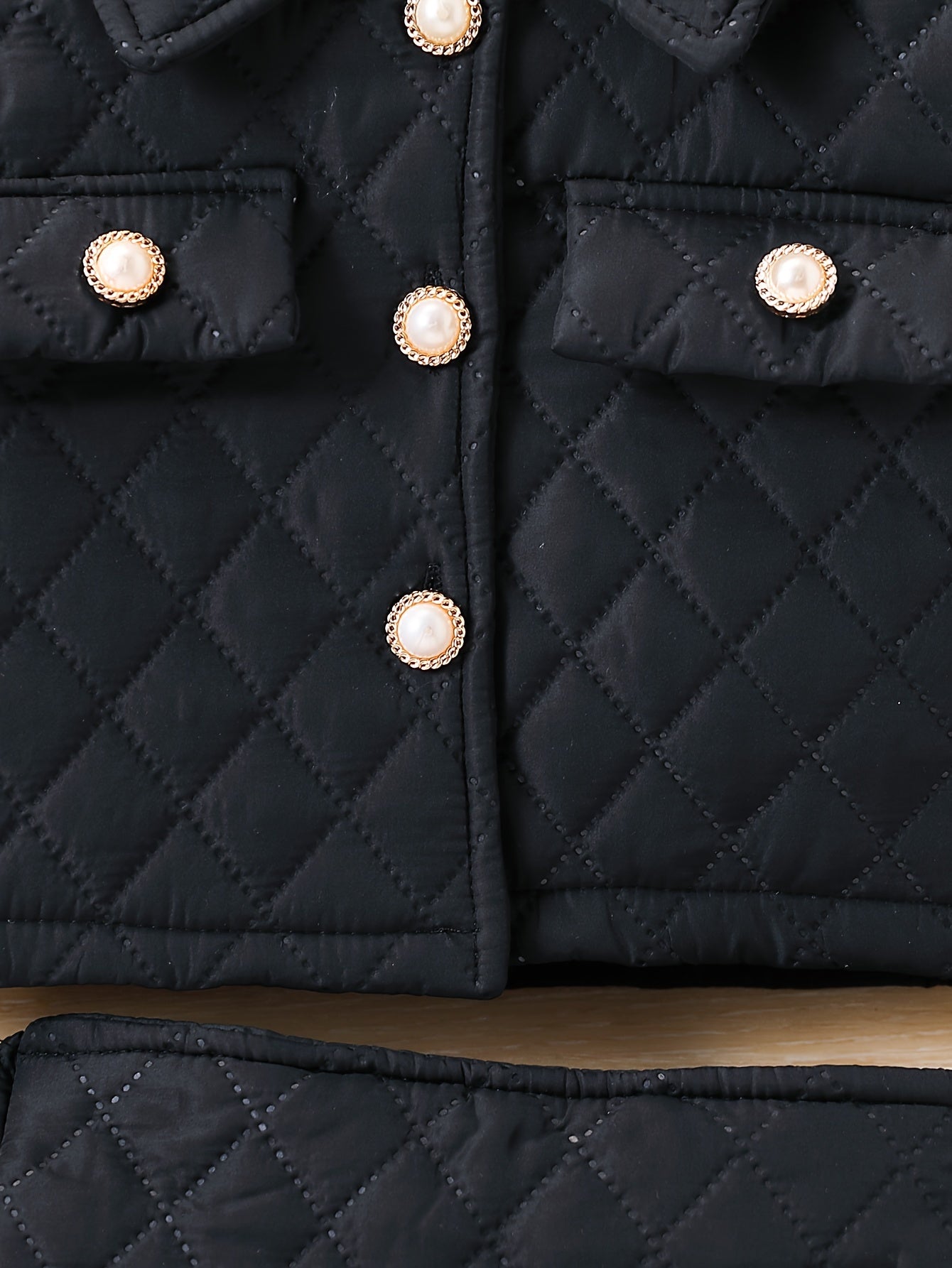 Girls’ Winter Jacket & Mini Skirt Set