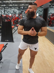 Men’s Bull Print Running Shorts