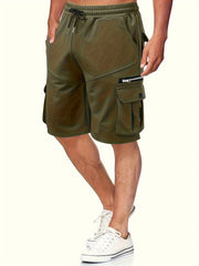 Zip Pocket Cargo Shorts