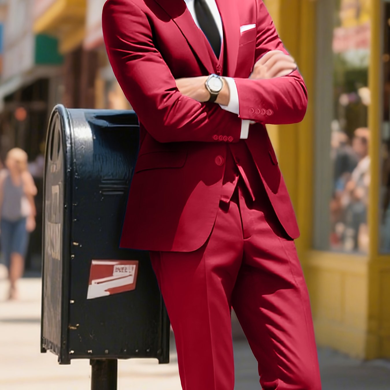 Men’s 3-Piece Slim Fit Suit Set