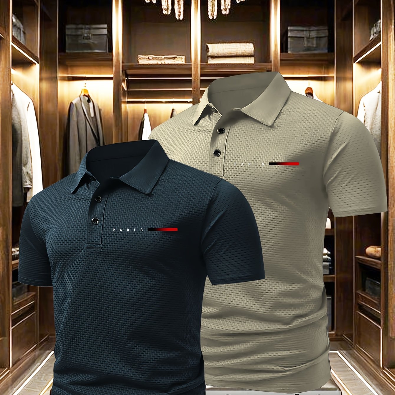 Business Casual Polo Shirt Duo