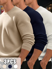Solid Trio Knit Pullovers
