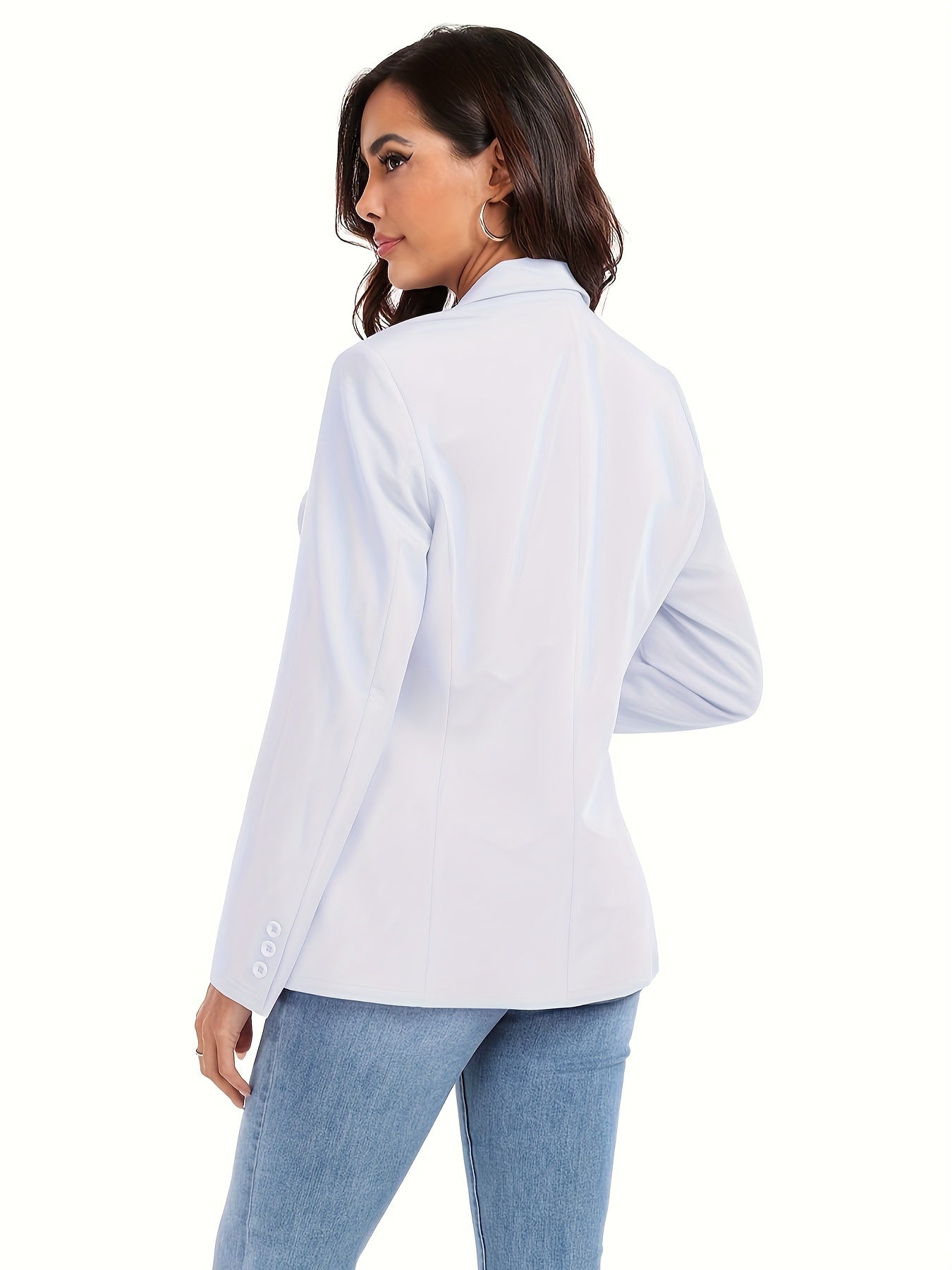 Single Button Office Work Blazer