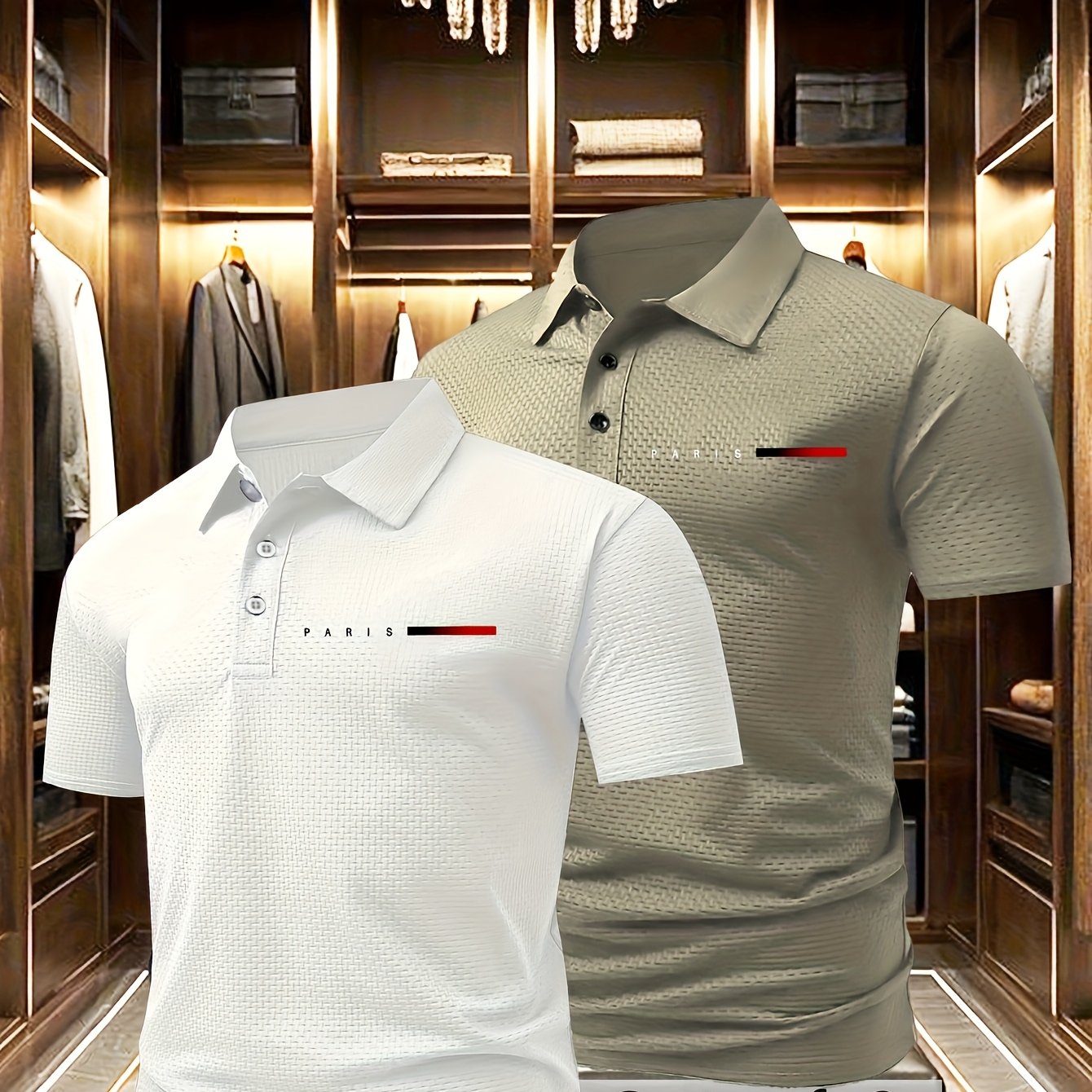 Business Casual Polo Shirt Duo