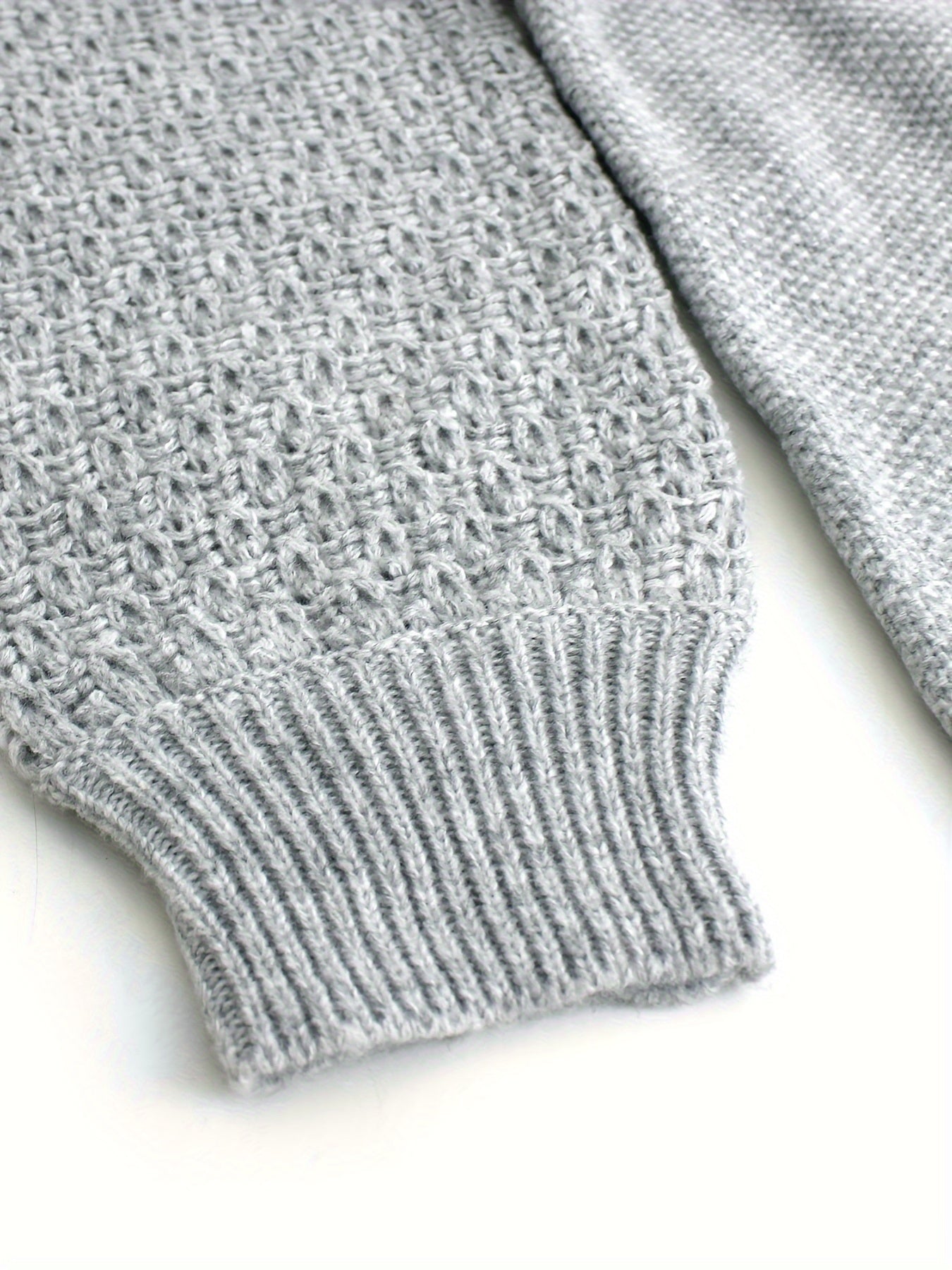 Rib Knit Crew Pullover