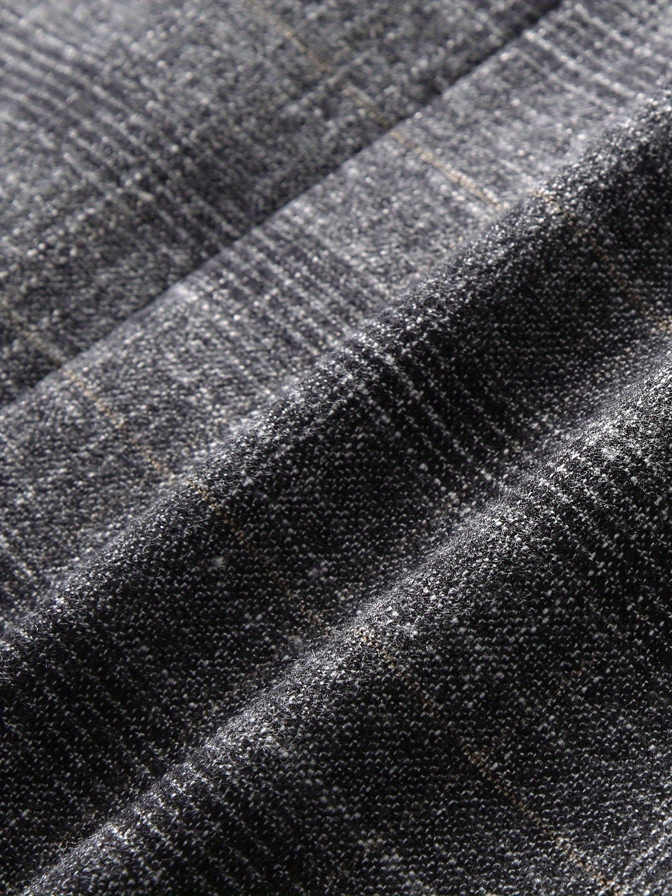 Classic Plaid Single Breasted Blazer