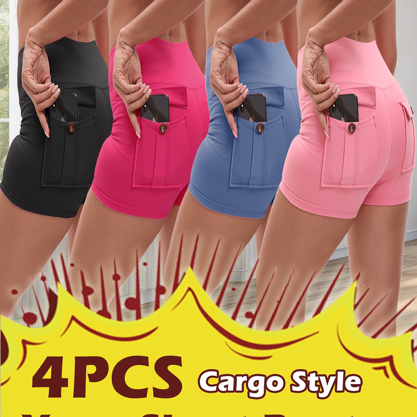 Performance Cargo Shorts Set