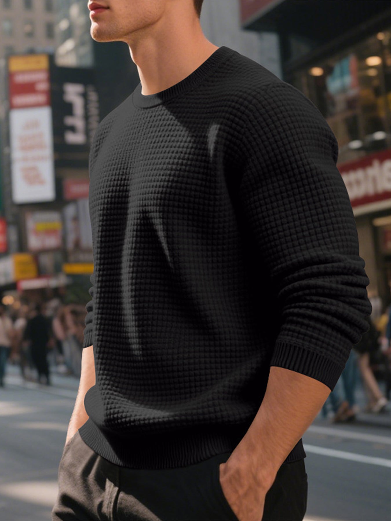 Solid Trio Knit Pullovers