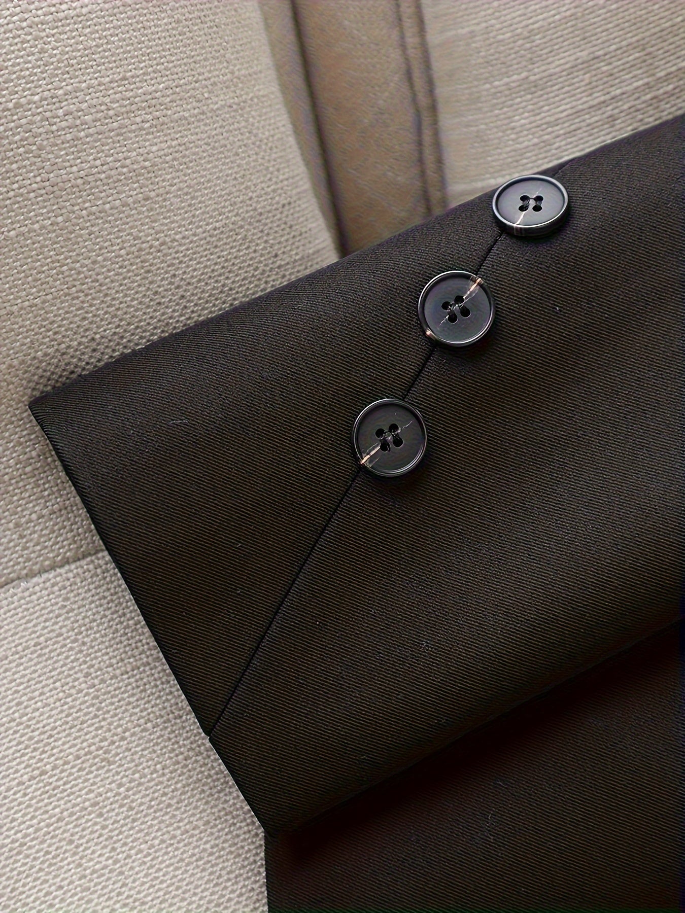 Beige Office Tailored Blazer Womens