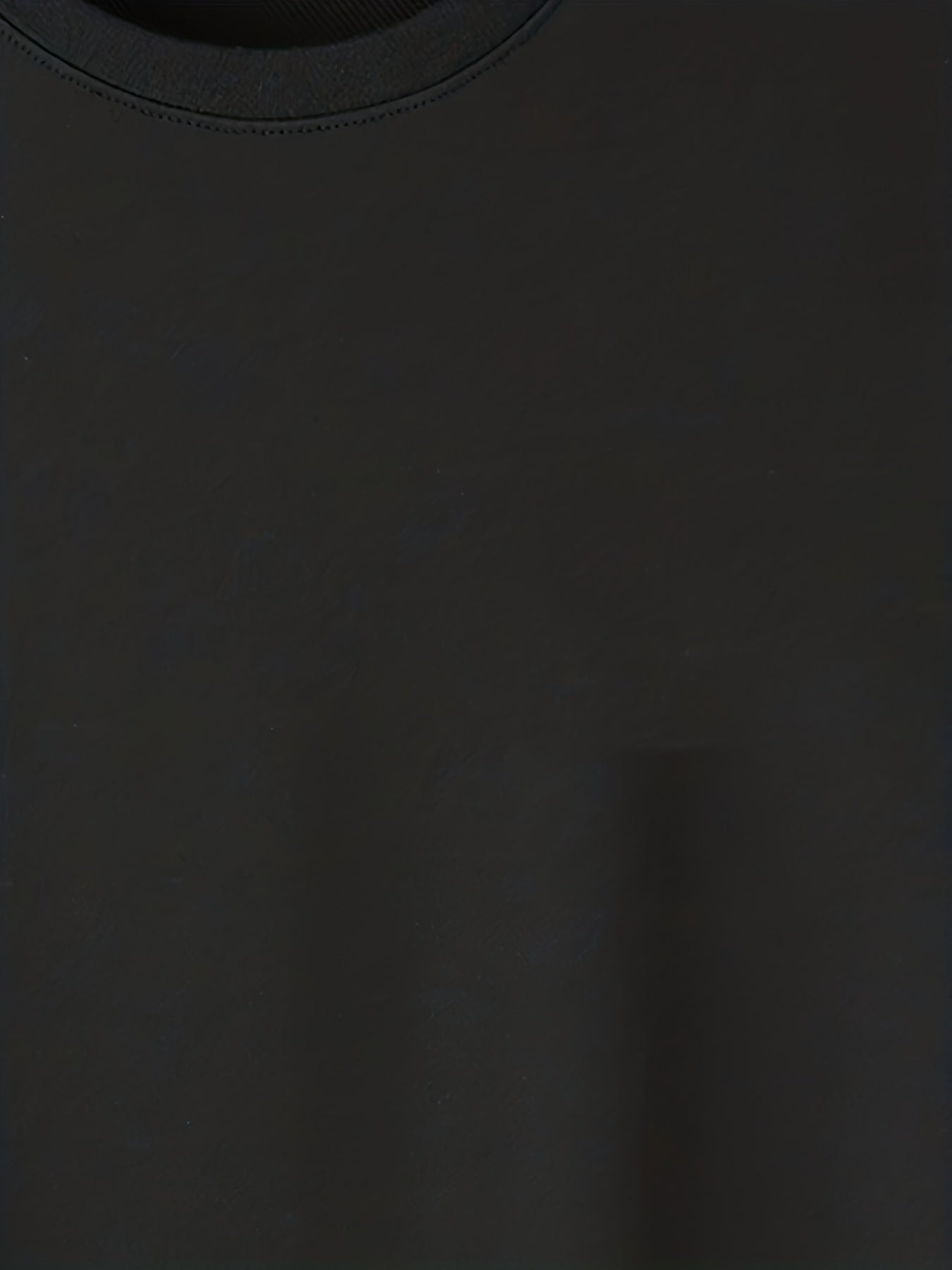 Men’s Geometric Appliqué Crew-Neck T-Shirt