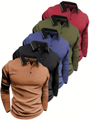 Long Sleeve Polo Shirt Pack