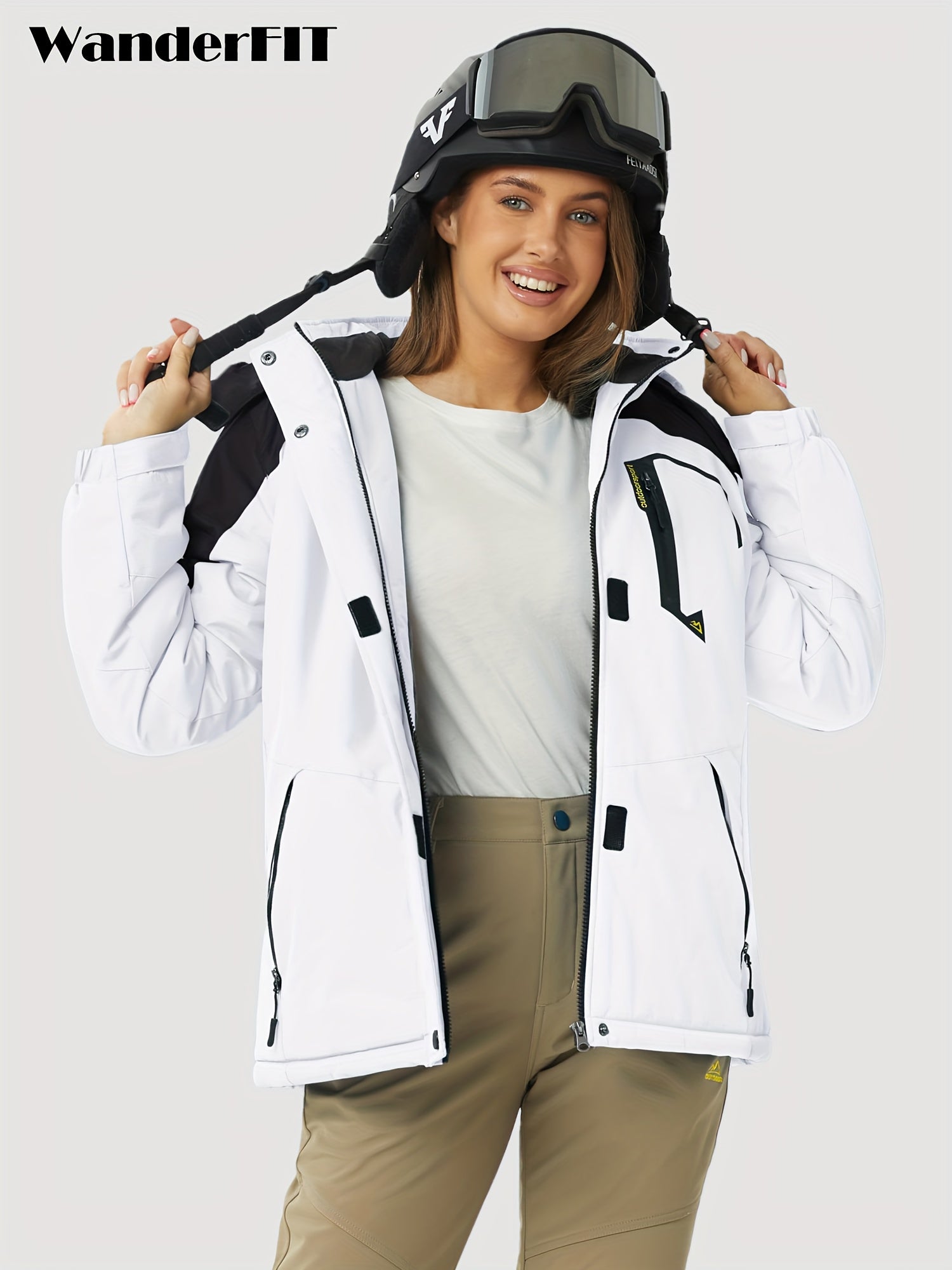 Women’s Windproof Softshell Fleece Winter Jacket