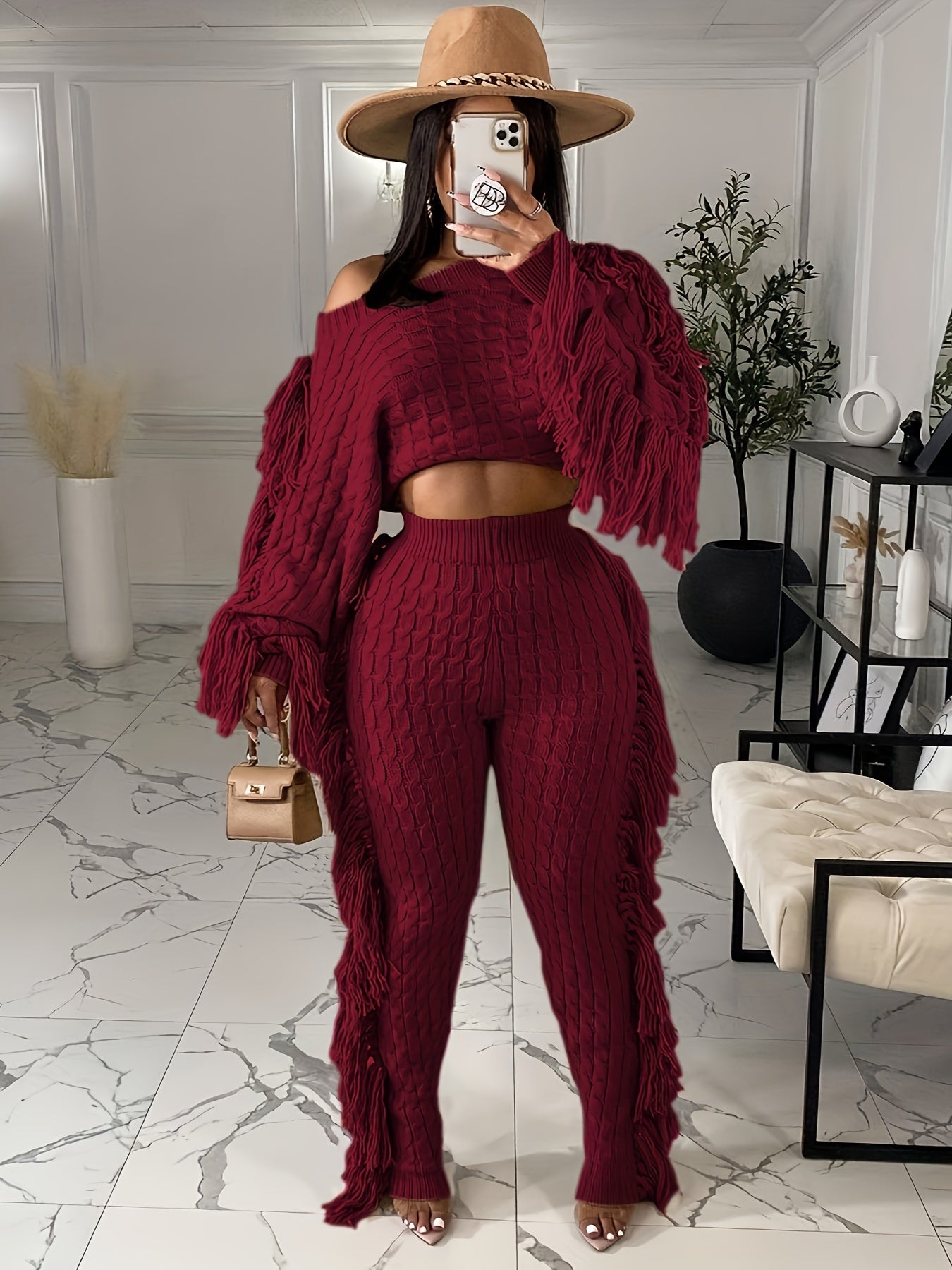 Knit Sweater Lounge Set
