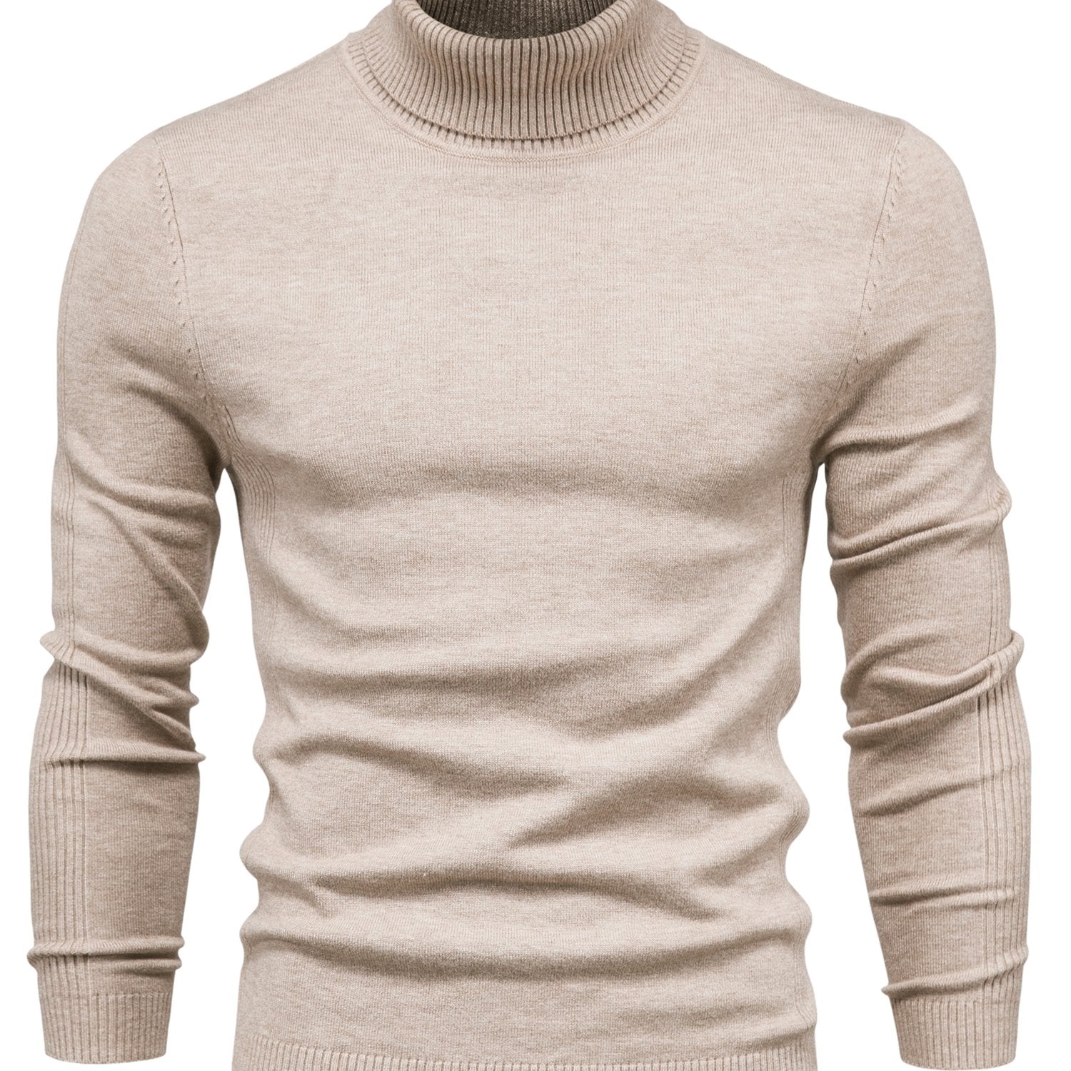 Stretch Turtleneck Knit