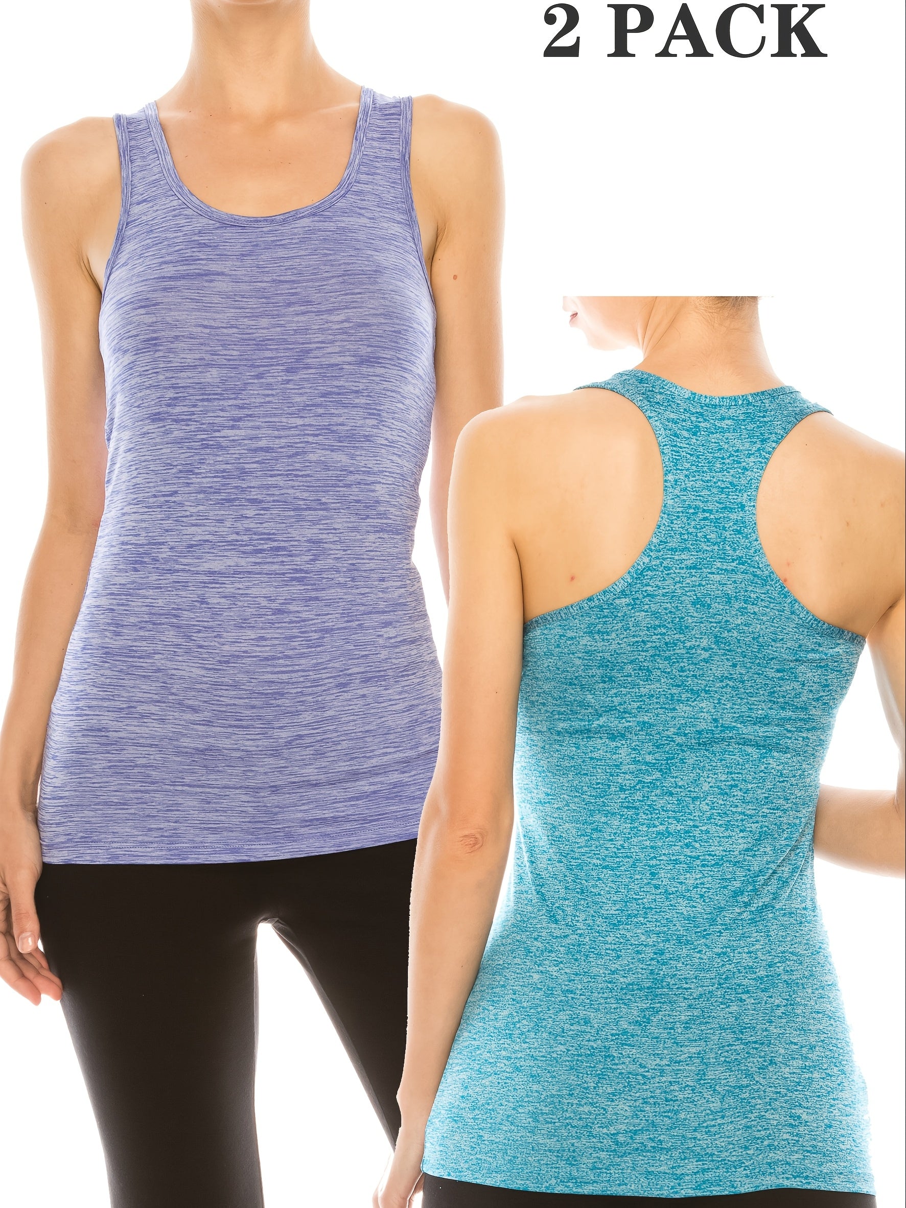 Women Racerback Workout Tank Tops Set