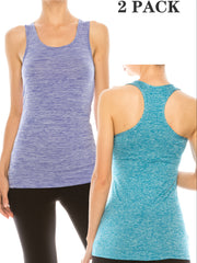 Women Racerback Workout Tank Tops Set