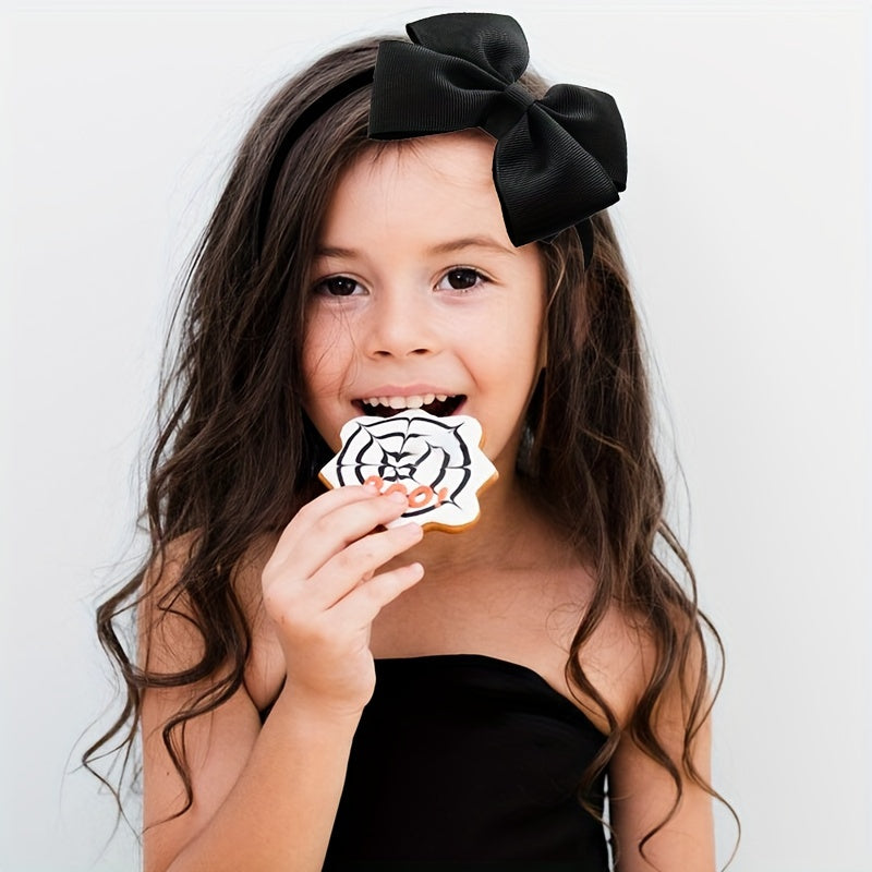 Girls’ Bow Headband Set – 15 Pieces