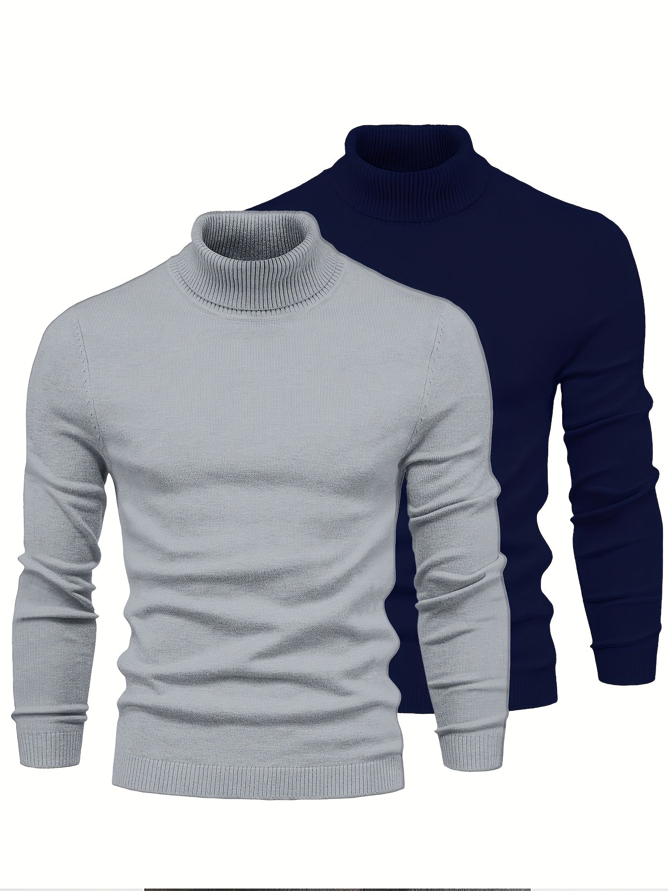 High Neck Duo Pullovers