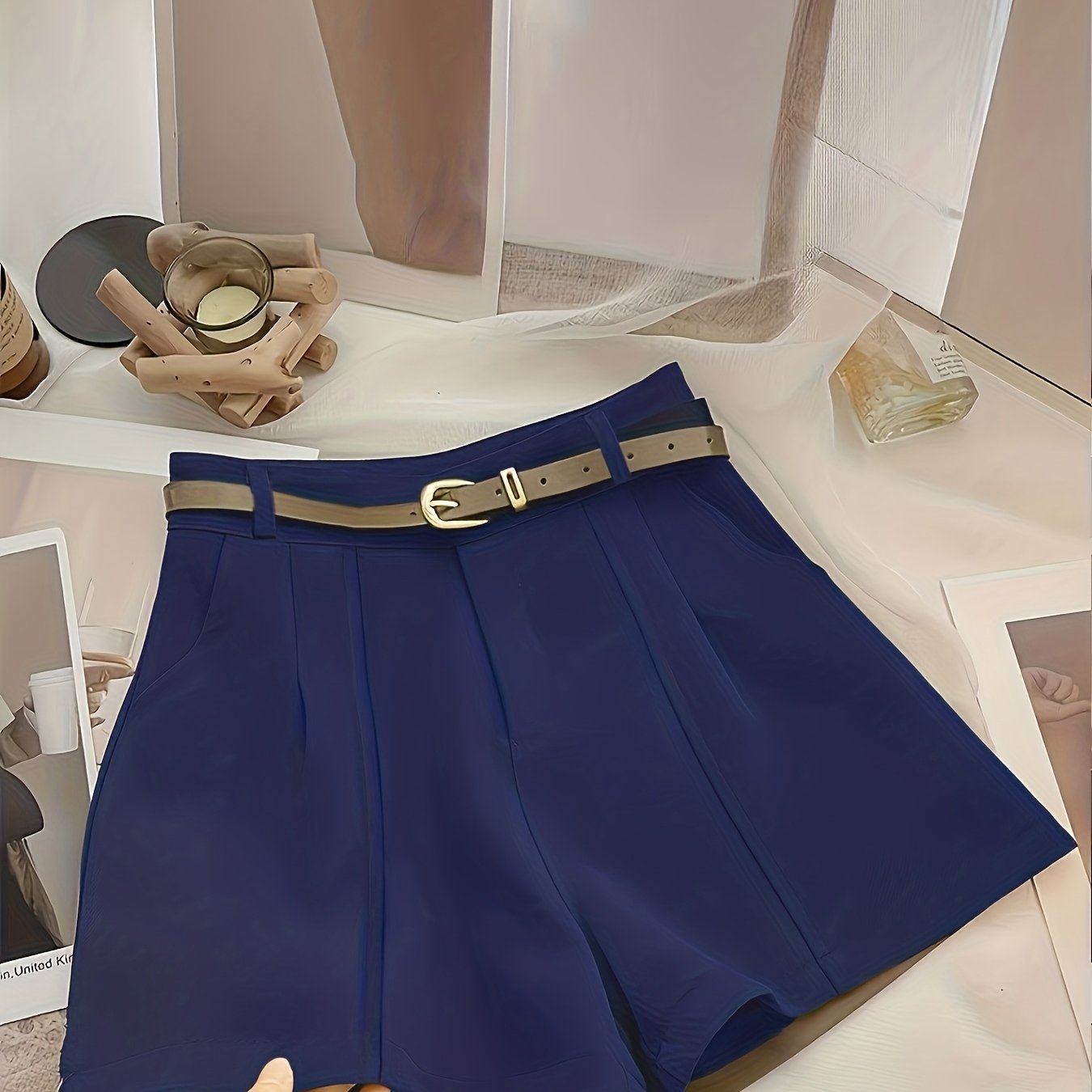 Tailored Office Shorts