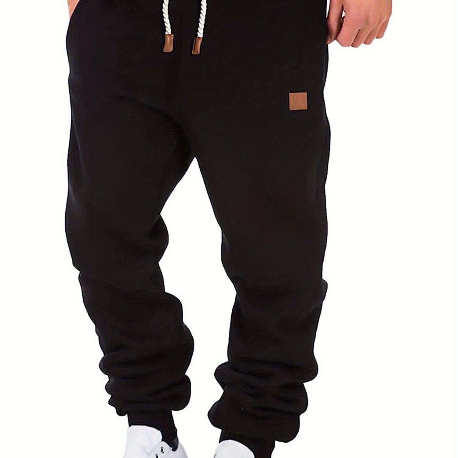 Men’s Elastic-Waist Athletic Pants