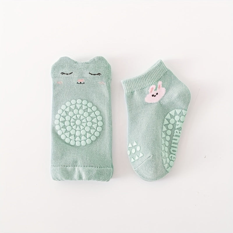 Baby Crawling Knee Pads Sock Set