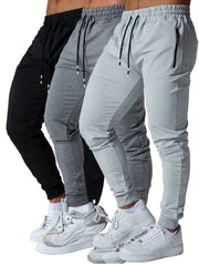 Men’s Tapered Athletic Sweatpants – 3-Piece Set