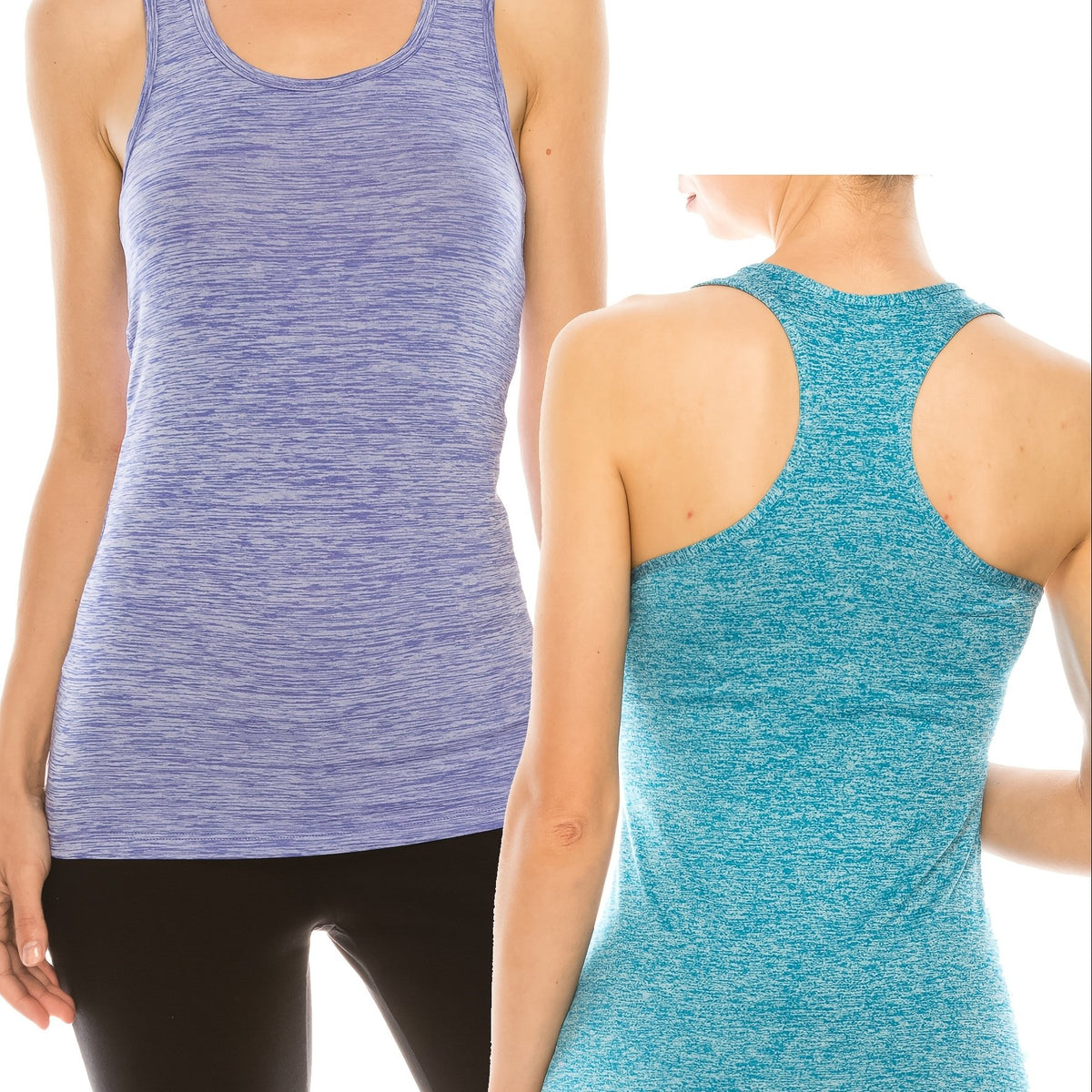 Women Racerback Workout Tank Tops Set