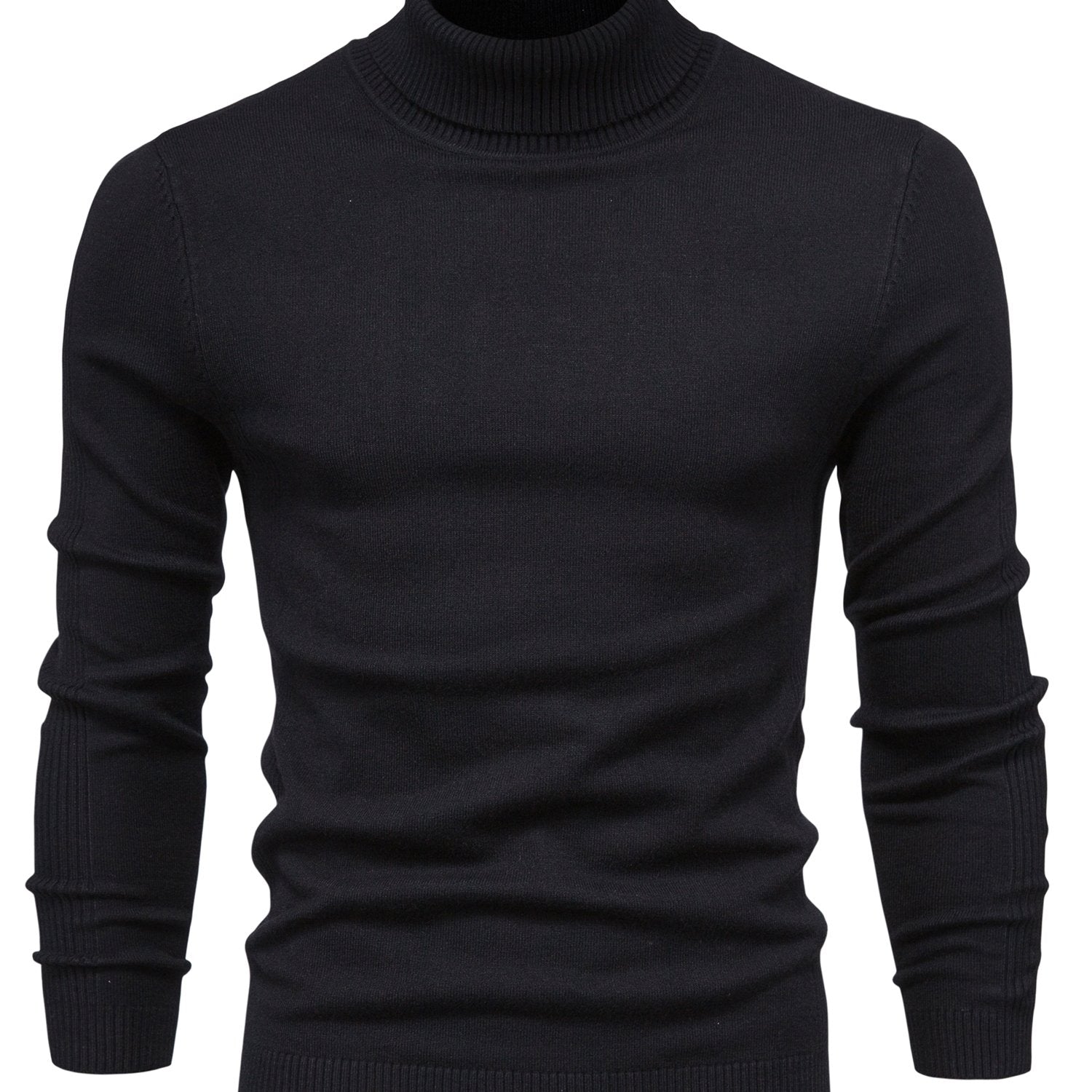 Stretch Turtleneck Knit