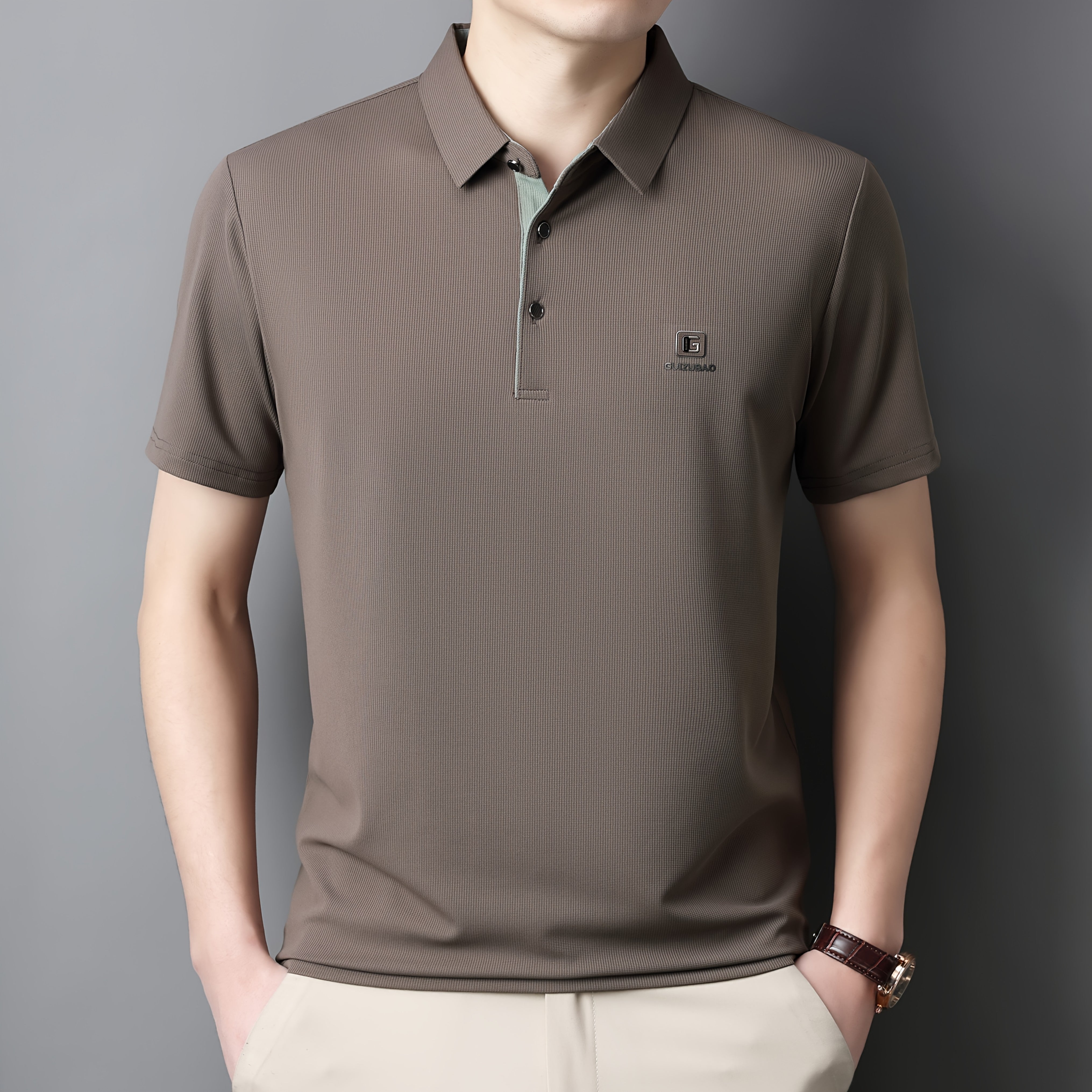 Casual Mens Summer Polo Shirt