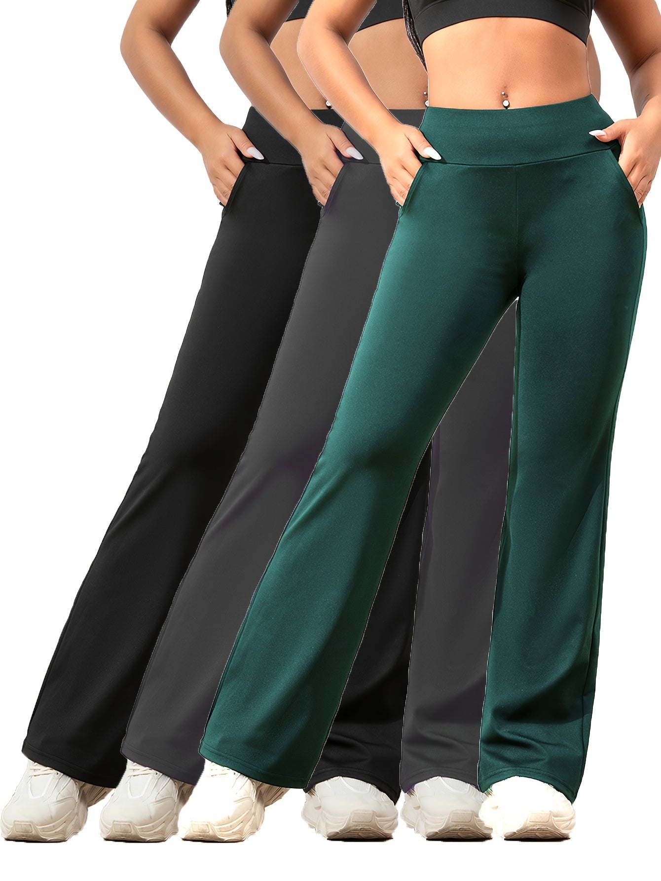 Women’s High-Waisted Yoga Pants with Pockets