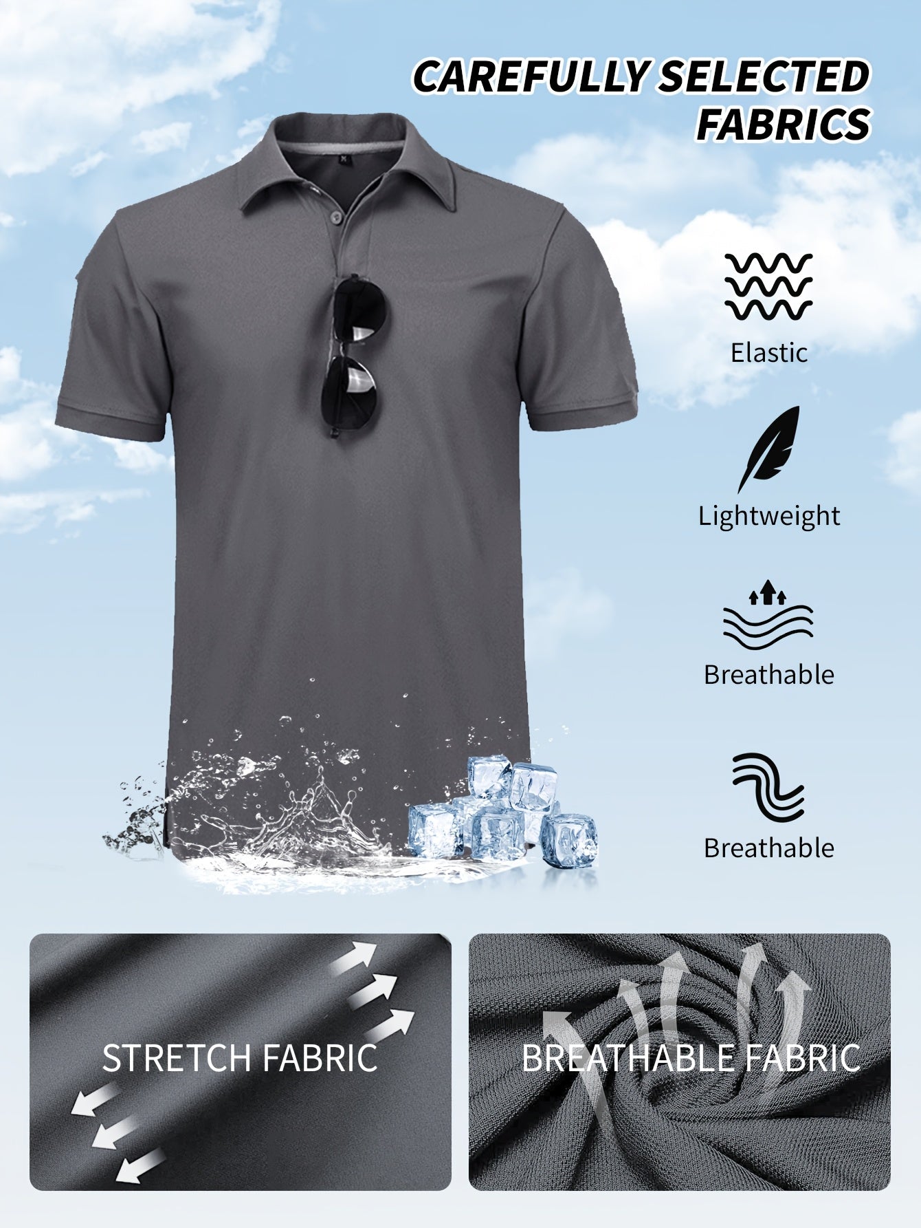 Quick Dry Mens Polo Trio