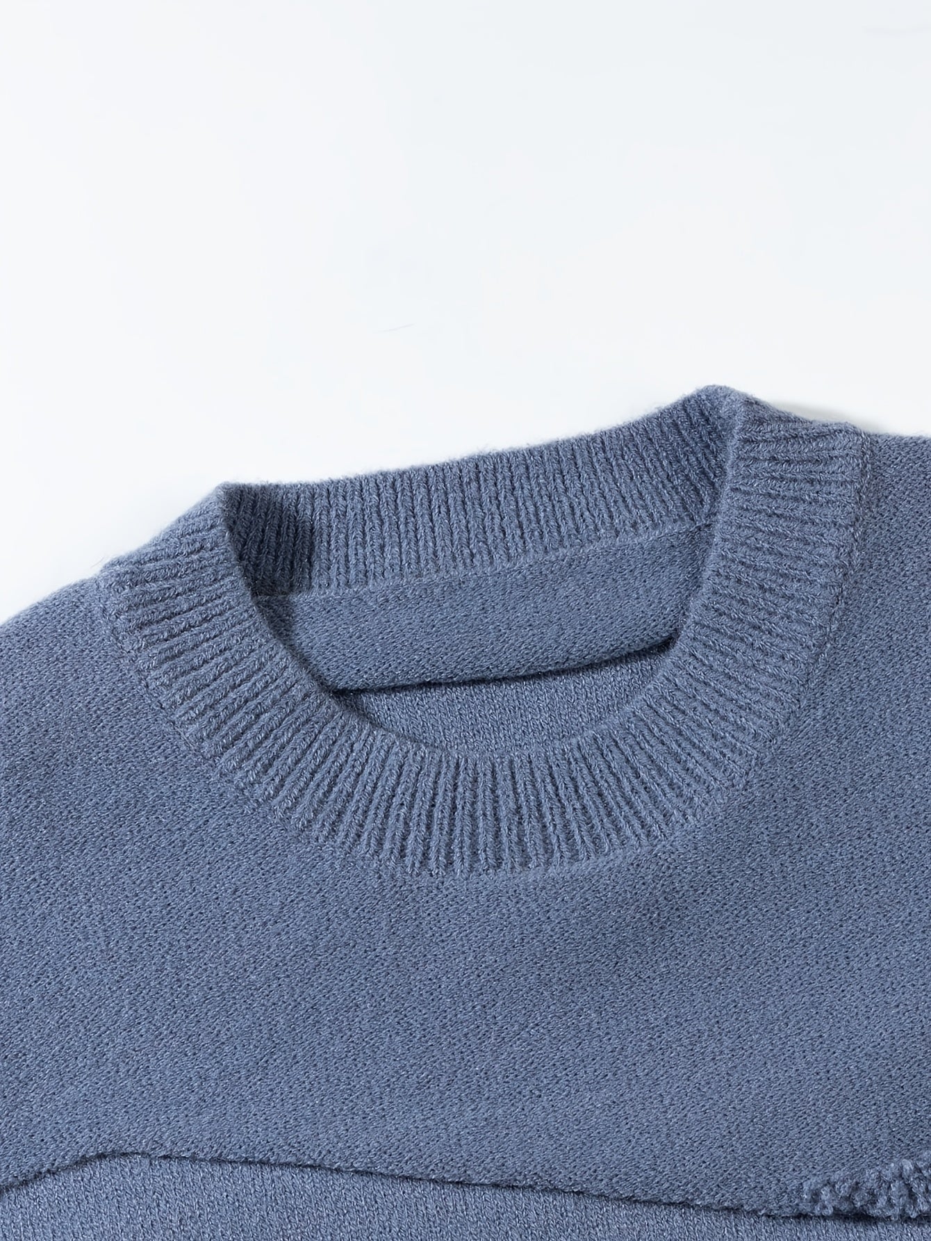 Soft Block Knit Pullover