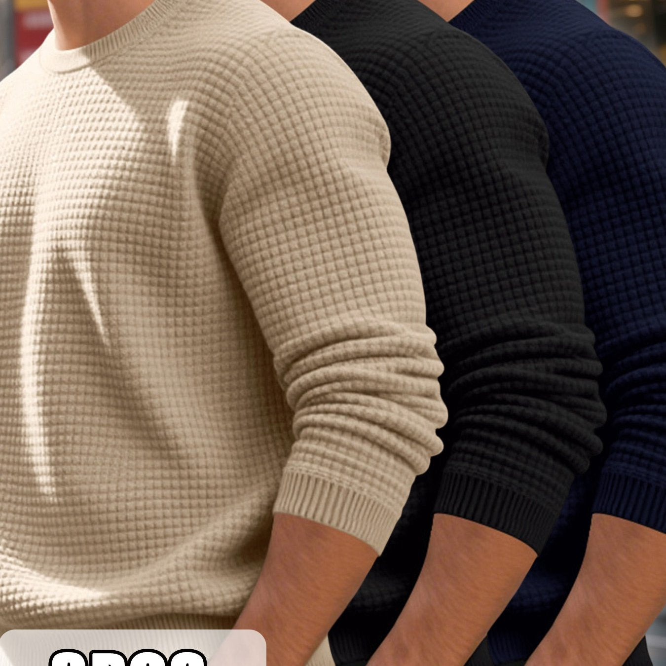 Solid Trio Knit Pullovers
