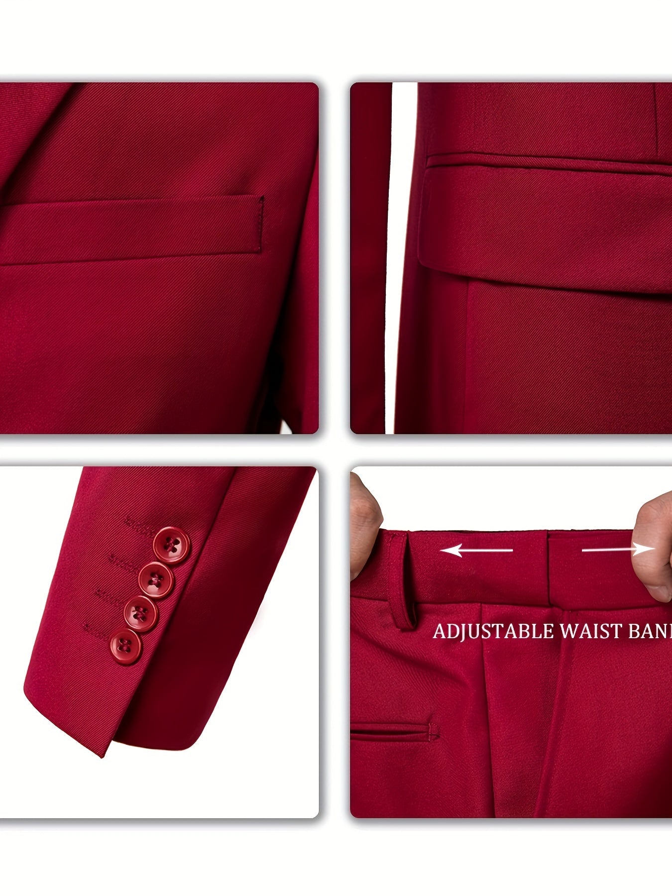 Men’s Slim Fit 3-Piece Suit