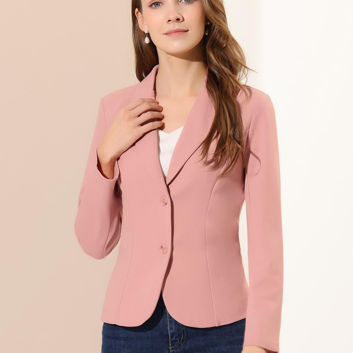 Sleek Stretch Professional Office Blazer
