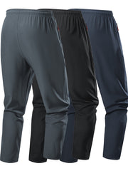 Men’s Quick-Dry Athletic Jogger Pants Set