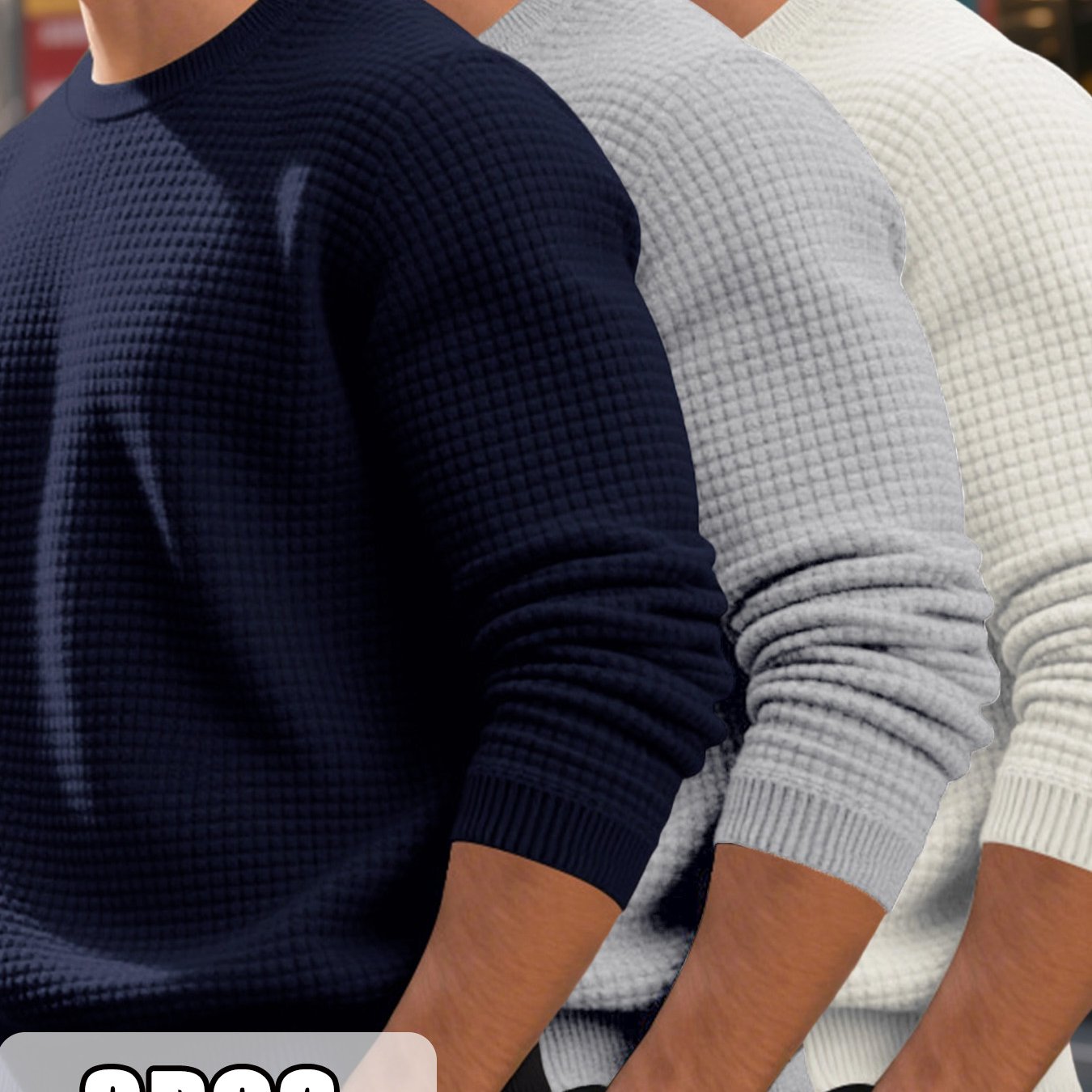 Solid Trio Knit Pullovers