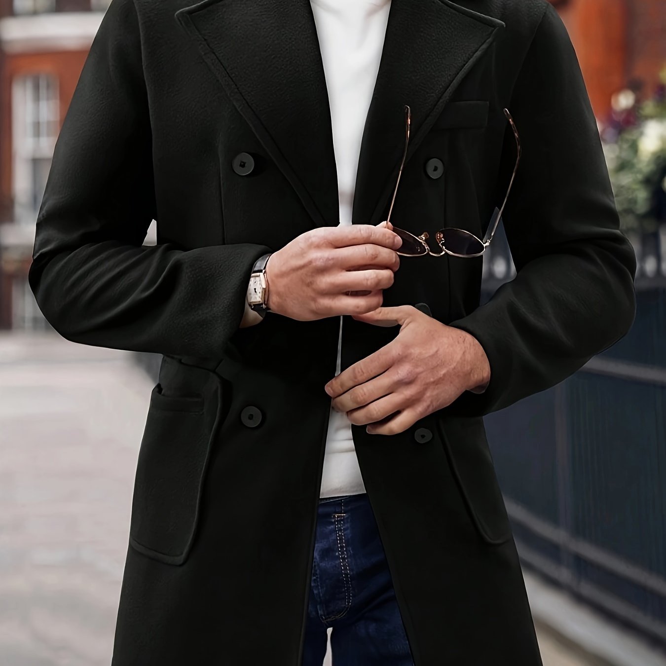 Modern Casual Lapel Blazer Mens