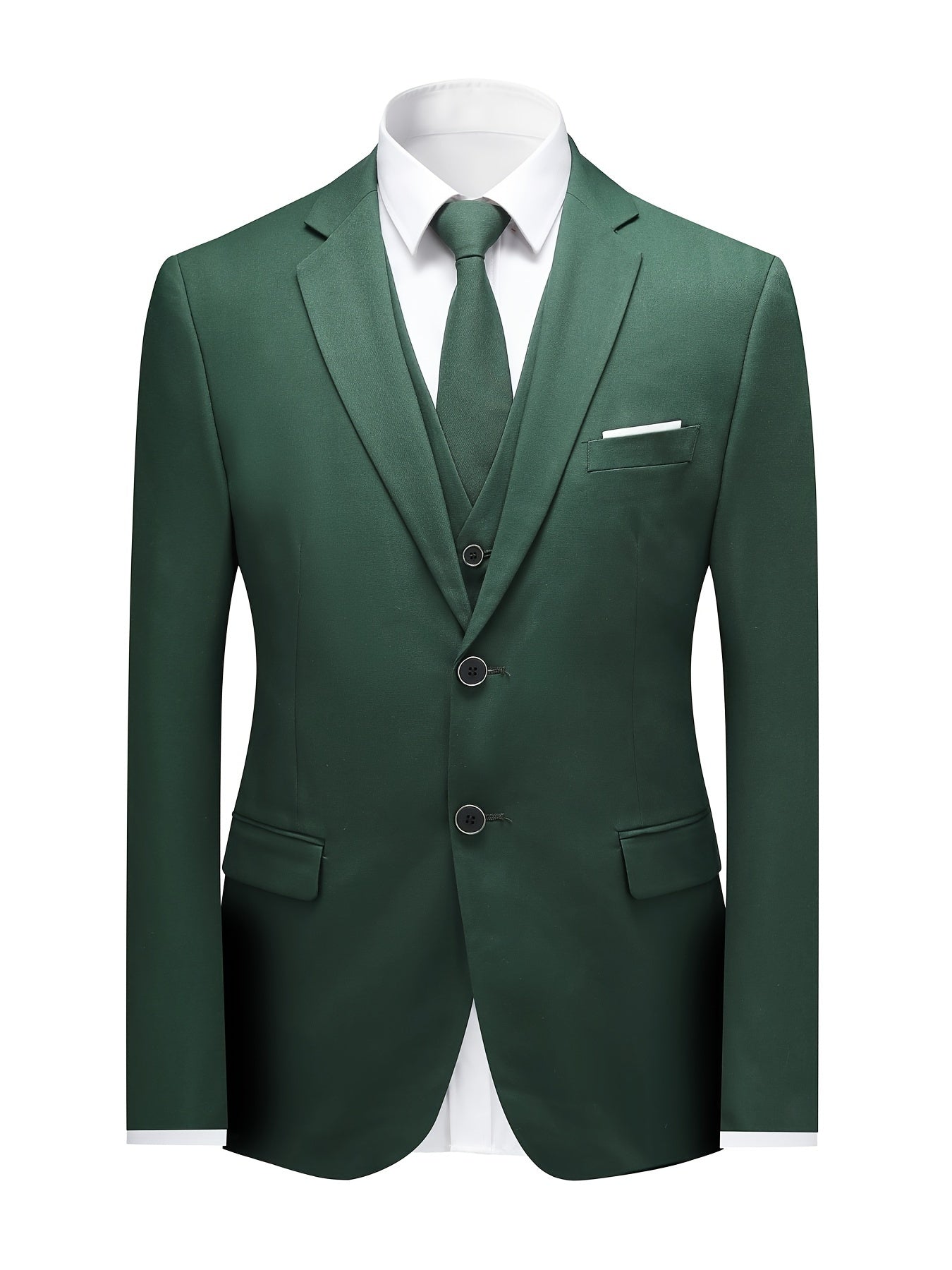 Classic Solid Trio Suit