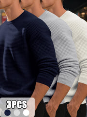 Solid Trio Knit Pullovers